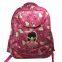 Boys and girls school bag, durable polyester backpack, large capacity shoulder bookbag, bag factory