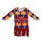 Unique design wholesale long sleeve tops with tassels kids girls abstract painting fashion boutique outfits factory clothing new