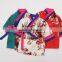 B22561A 2017 New autumn flowers printting girls traditional Chinese clothing