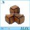 Christmas promotion Eco-friendly healthy early teaching kids Wooden Chinese Puzzles