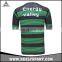 Fashion printed Albania and groningen soccer club logo green stripe sport soccer shirt