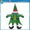 Non woven Green color cheap christmas wine bottle cover wine bottle bag