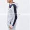 mens colorblock fleece workout full zipper hoodie