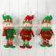 Creative New Christmas Gift Idea 2018 Cute 10'' Soft Stuffed Toy Plush Christmas Hanging Elf Doll