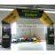 2015 New Full Digital Printing Arch With Black And Yellow Colour/sealed Air Arch