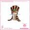 Sequine strange shape halloween hat with red big plush fabric decorated horn for festival