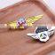 High quality metal novelty pilot badge for clothes