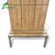 12 Compartment Changing Room Locker &Bench