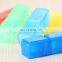 Fashional Colorful Medicine Container Waterproof Storage Box Mini Pill Case