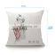 Customized Linen Pillow Cover for Heat Transfer Printing