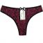 Yun Meng Ni Sexy Underwear Zebra Printed Women's T-back Soft Cotton Thong For Women