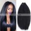 2017 hot sale kinky straight 8a grade natural raw indian hair