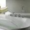 Bathtub LED Deck Mounted Waterfall Widespread Mixer shower Faucet With Hand Shower