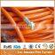 Hot sale! China factory directly orange color hose brass fittings PVC gas hose pipe for stove and oven use