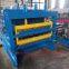 Three layer roofing sheet roll forming making machine