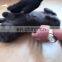 Silicone pet grooming massage gloves for dogs & cats