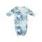 Sunflower Skull Long Sleeves Gown Sleeping Bag Sleepwear Baby Newborn
