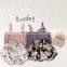 4662 Children clothing summer sleeveless T shirt solid baby girl vest