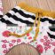 New Girls Boutique Set New Style Stripe Baby Girl Cotton Clothing Sets 2019