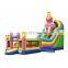 Outdoor Custom Inflatable Princess Bouncy Castle Slide Kids Playground For Sale