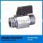 Nickel plated Brass Mini ball valve
