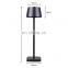 LED rechargeable lamp restaurant bar furniture decorative lights battery LED dimmable modern table lamp