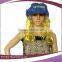 Girls Fashion Fake Hair Wig Attached Blue Hats