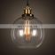 Glass Industrial Edison Bulb Ceiling Lamp vintage pendant lamp