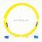 2meter lcupc duplex  G652d PVC/LSZH 2mm DX fiber optic patchcord/jumper/assembly Cordon de brassage en fibre