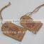 2015 wholesale good price of hang tag string, superior quality recycled paper hang tag