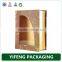 Custom company logo pantone color printed cardboard box with clear pvc window