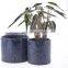 Modern White Leaf Pattern Style Ceramic Planters Garden Flower Pot Indoor and Outdoor Plant Containers