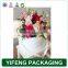 High quality paper tube flower box cylinder white box for flowers packaging gift box