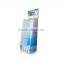 Design and Printing POS Corrugated Retail Advertising Cardboard Lamp Display Stand with Hooks