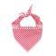 Hot sale personalized soft cheap fashion double layer printed 100% cotton pet cooling bandana