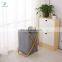 Collapsible Laundry Hamper, Butterfly Bamboo X Frame Laundry Baskets with Removable Mesh Laundry Bags Handles
