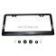 100% real carbon fiber car License Plate cover Frame Roller Fairlead Heavy Duty Offroad number holder Plates car accessories