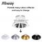 ALLWAY Commercial Multicolor Reflector Recessed Ip54 Lights 10 20 30 40 W Led Slim Down Light
