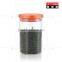 Borosilicate glass jar ,Coffee bean storage jar ,Canister with PP plastic Lid, Various color available