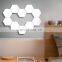 Magnetic Modular Touch Sensitive Sensor Wall Lamp Creative Decoration Panel Gold LED Wall Lamp