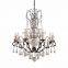 Farmhouse retro living room crystal chandelier light luxury america country style pendant lamp