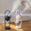 Amazon Top Portable 200ml Nebulizer Led Light Mini 200ml H2o Spray Mist Car Usb Ultrasonic Air Humidifiers With 7 Led Lights