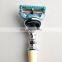 High quality 5 blade shaving razor for men