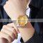 Hot Selling Skmei 1870 Brand Men Wrist Watch Quartz Movement Luxury Gold Stainless Steel Strap