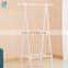 Heavy duty folding cloth drying standing metal coat rack