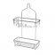 Metal Stainless Steel Rust Proof Shower Shelf Caddy No Drilling Bathroom Shower Storage Rack Hanging Shower Caddy