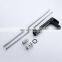 Hot and cold  high straight bathroom stainless steel matte black faucets mixers taps basin