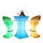 LED Strip Light Color Changing Bar Tables Modern LED Furniture Illuminated LED Bar Table and Chair Lighting Furniture