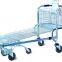 Heavy Duty Cargo-Lagerwagen mit 4 drehbaren Flachrollen, Plattform und faltbaren K?rben 01
