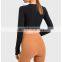 Hot Sale Fashion Activewear  Women Custom Logo Long Sleeve Sports Top Fitness Workout Gym Wear Sports Yoga Crop Top
